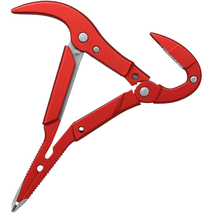 red bent nose Pliers emoji