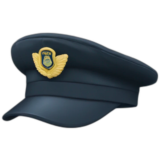Military police cap emoji