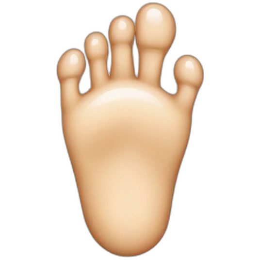 Foot emoji