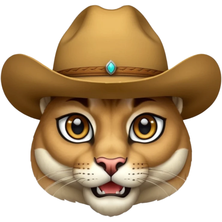 puma with cowboy hat emoji