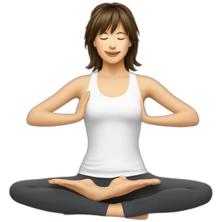 sophie marceau yoga emoji