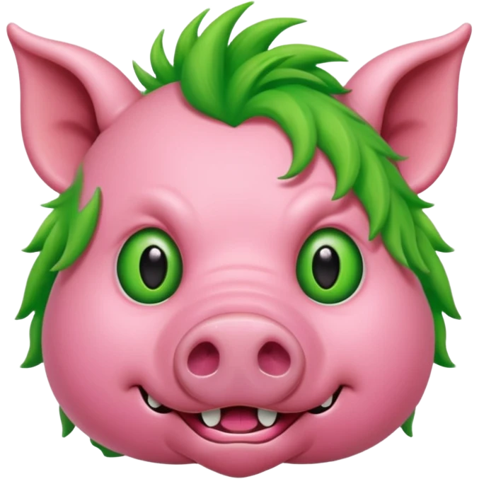 pig and monster mix emoji