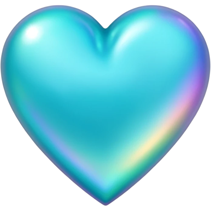 Cœur turquoise emoji
