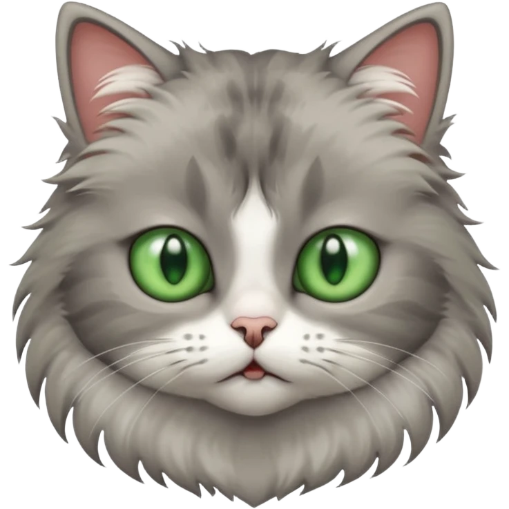 a nervous anxious cat emoji