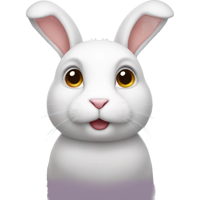 Rabbit with no ears emoji