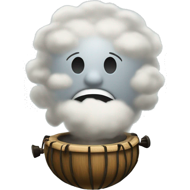 Fog playing bonjo  emoji
