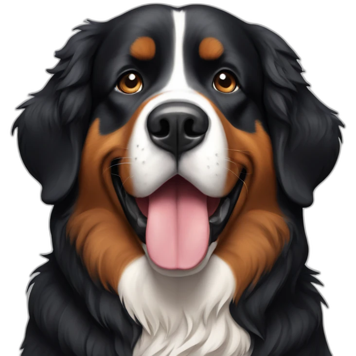 bernese mountain dog emoji