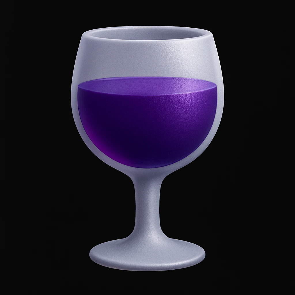 wine glass emoji