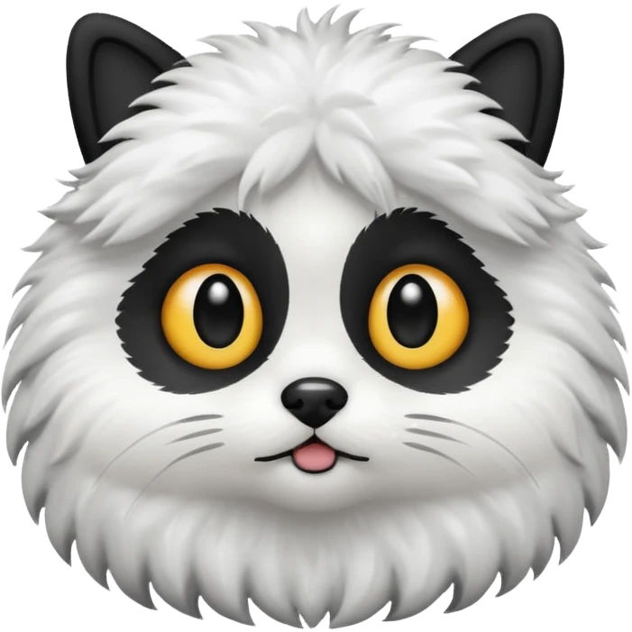 Pet Black&White style emoji