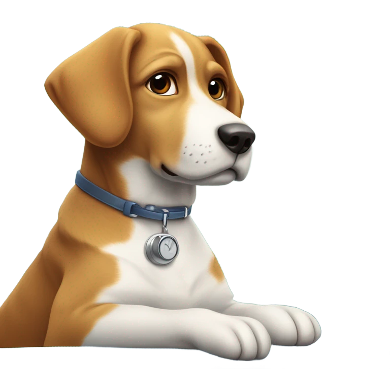 Dog doctor  emoji