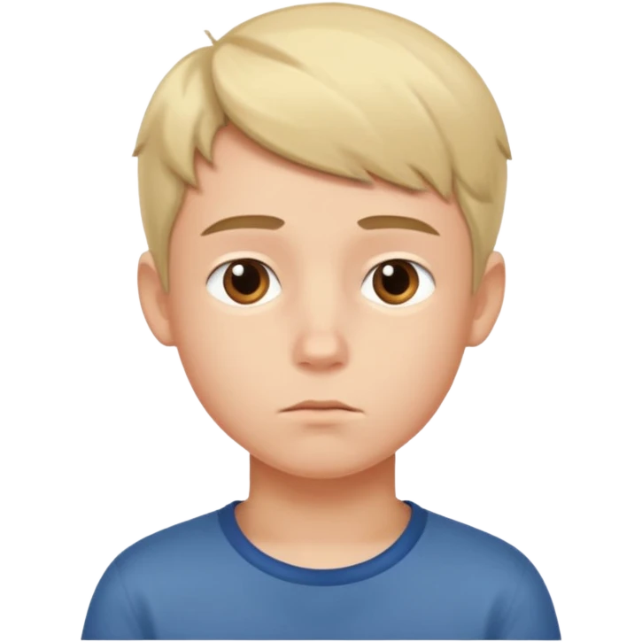 boy thinking abouting something  emoji