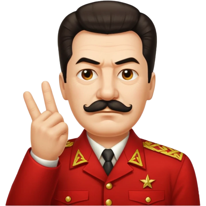 스탈린이 가운데 손가락를 날림 emoji