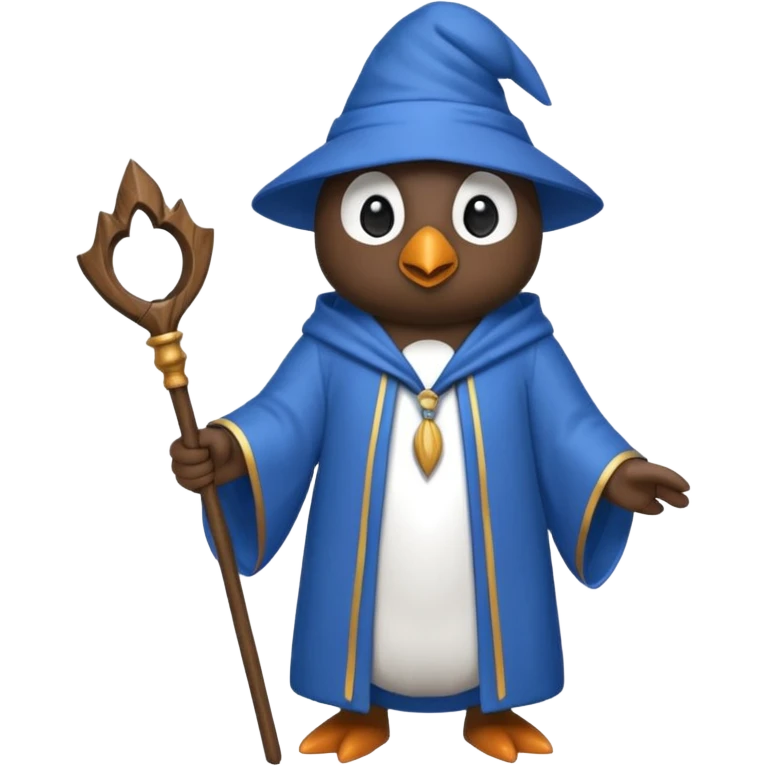 Penguin Wizard emoji