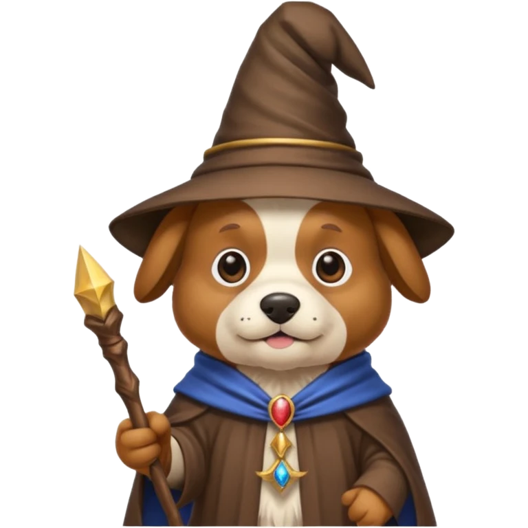 Dog wizard emoji