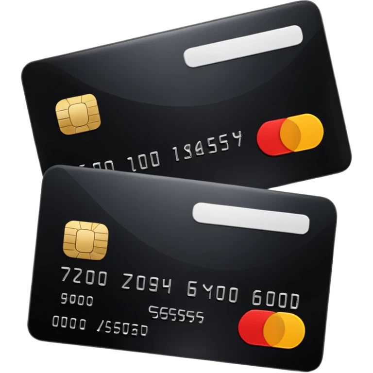 black credit card, no text emoji