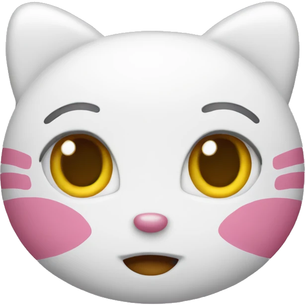 hello kitty with heart eyes  emoji