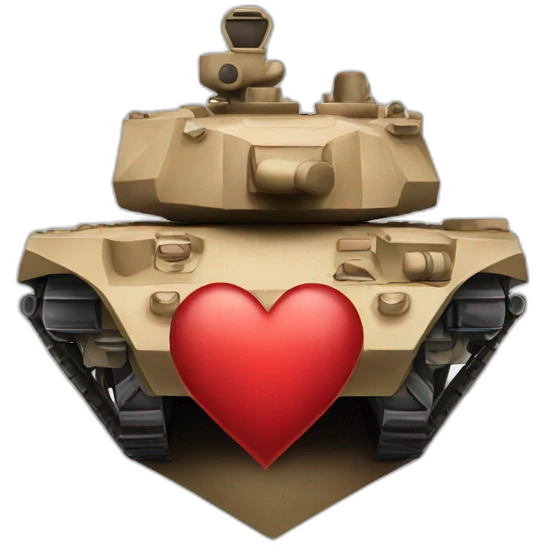 heart shaped tank emoji