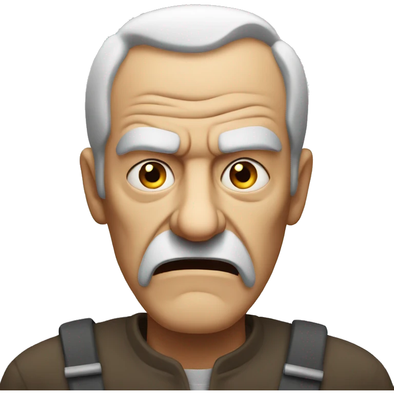 angry old man emoji