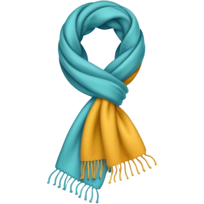 colored scarf emoji