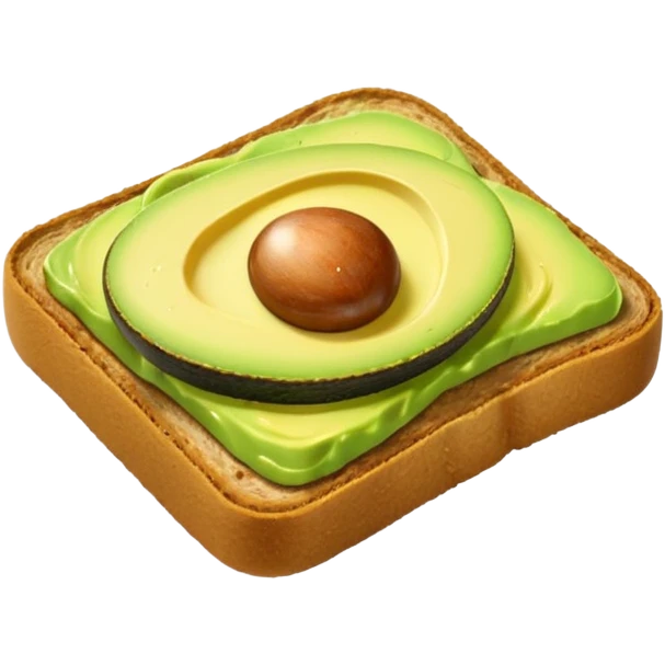 avocado toast no pit emoji