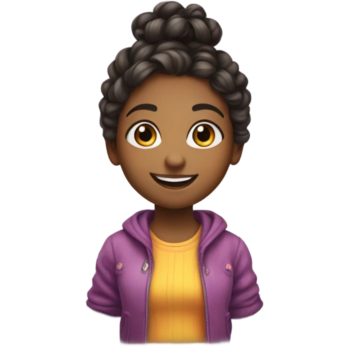 Cute girl  emoji