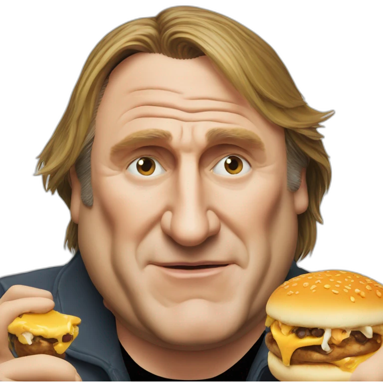gérard depardieu Eating emoji