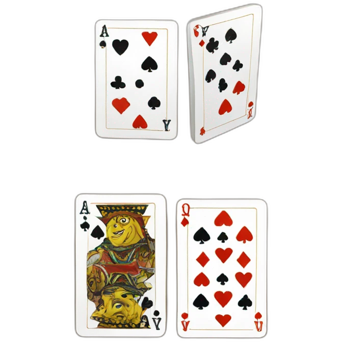 4 playing cards emoji