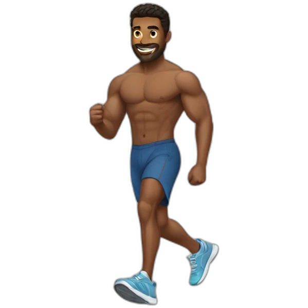 Guy who skips leg day emoji