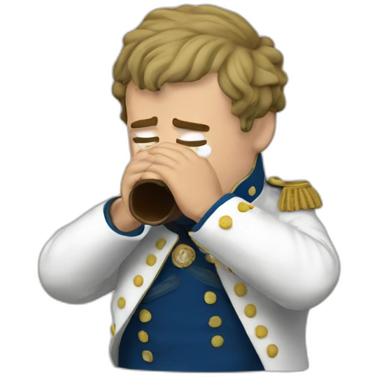 Napoleon vomiting emoji