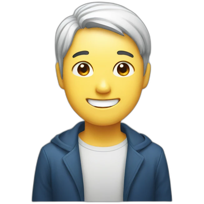 Smiling Korean emoji