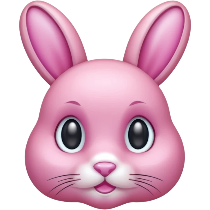  crystallized bunny pink emoji