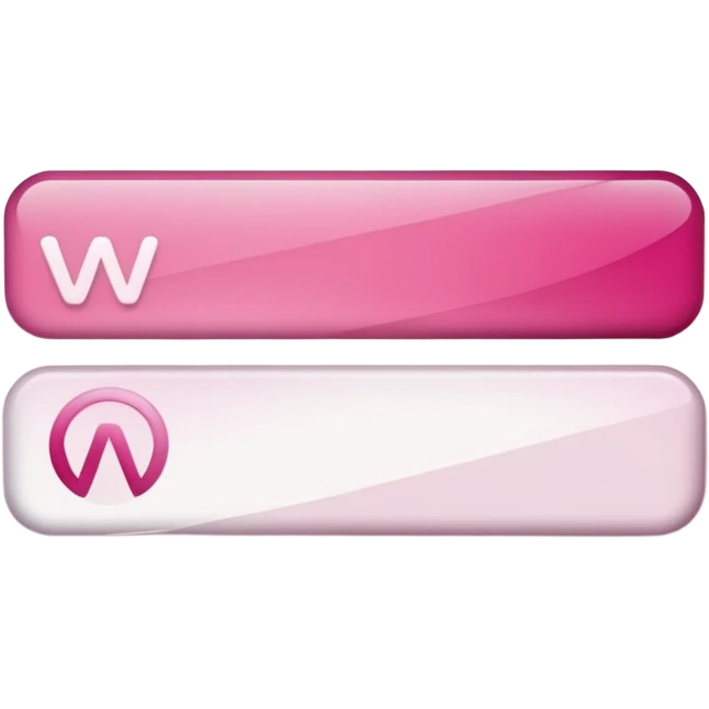 mix light pink dark pink and white girly internet seach bar with www. logo emoji
