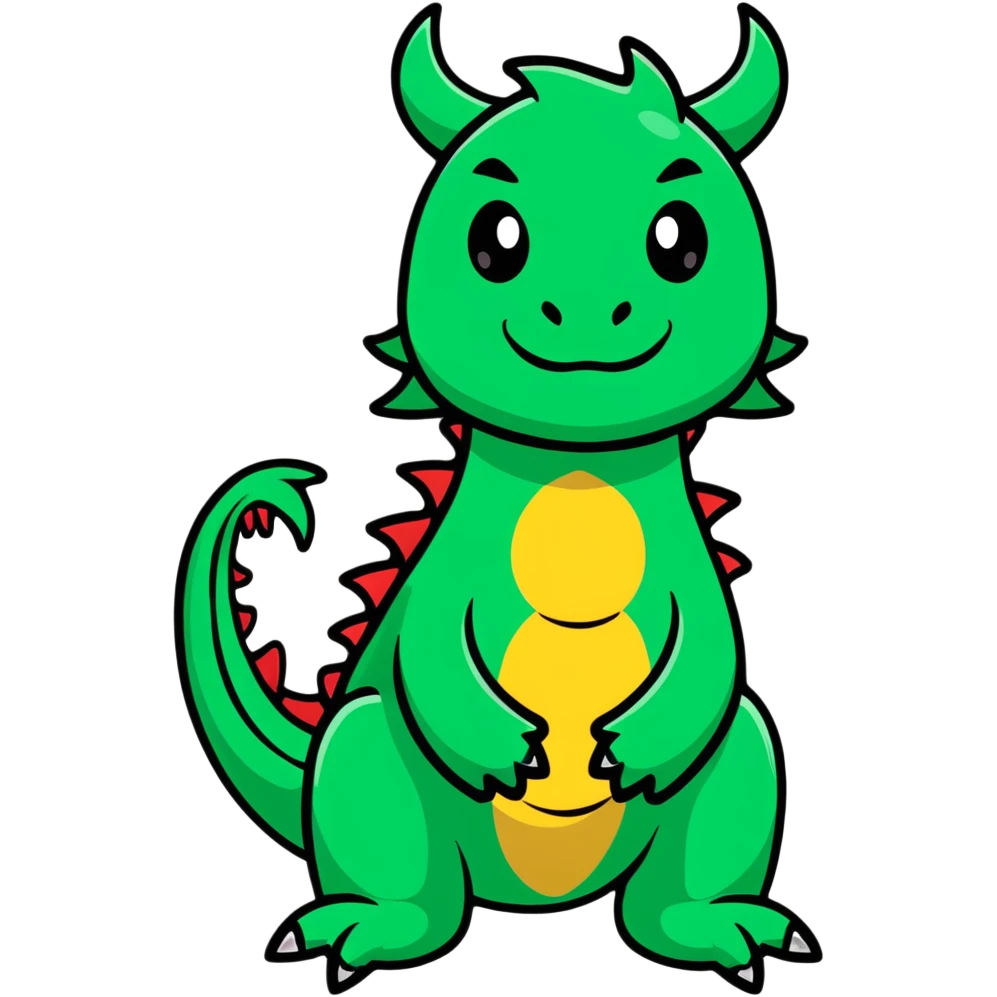 Fierce dragon emoji