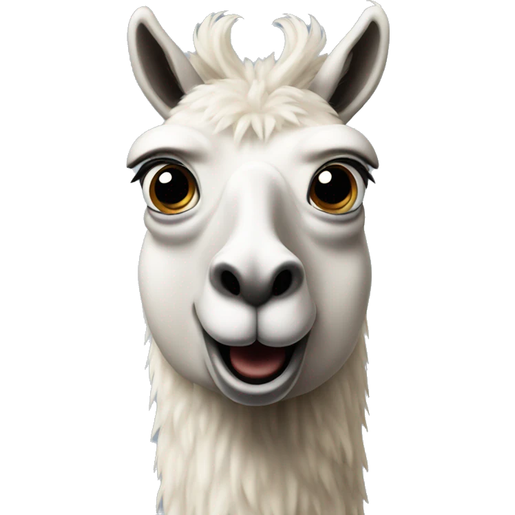 shocked lama emoji