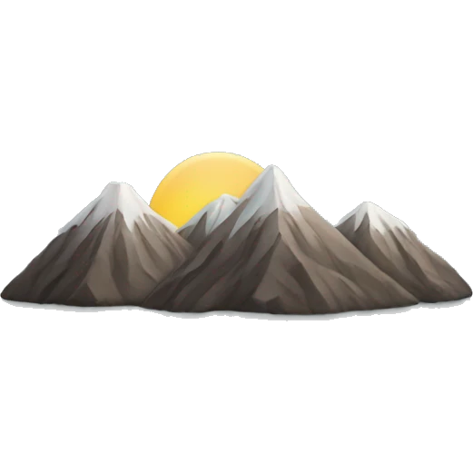 mountain emoji