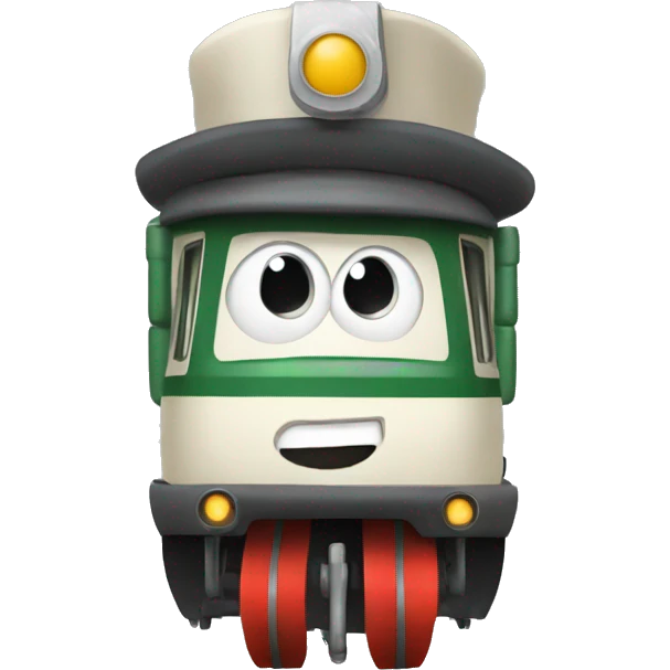 Oca en tren emoji