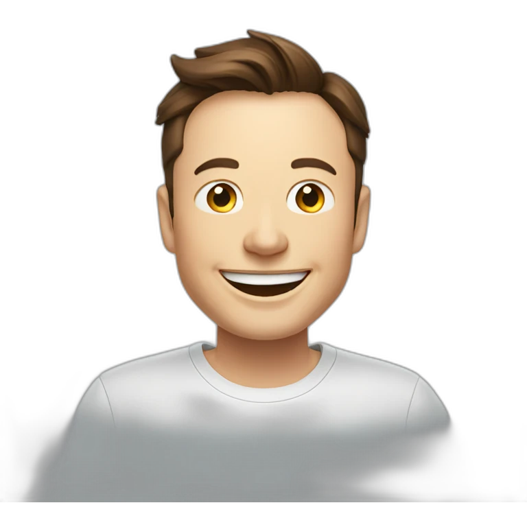 Elon musk smile emoji