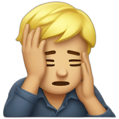 facepalm emoji
