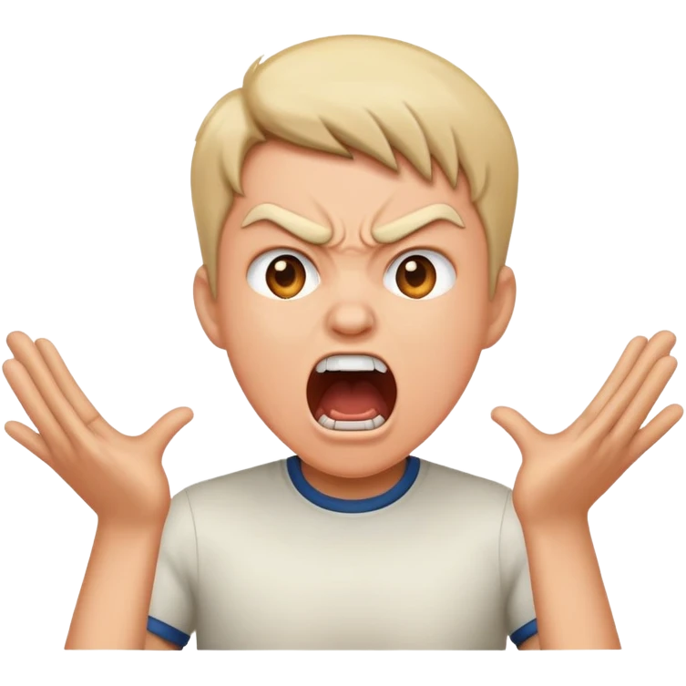 Yelling emoji