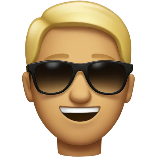 butt wearing sunglasses emoji