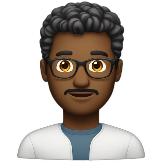 white man, graphic designer behind a macbook pro retina emoji
