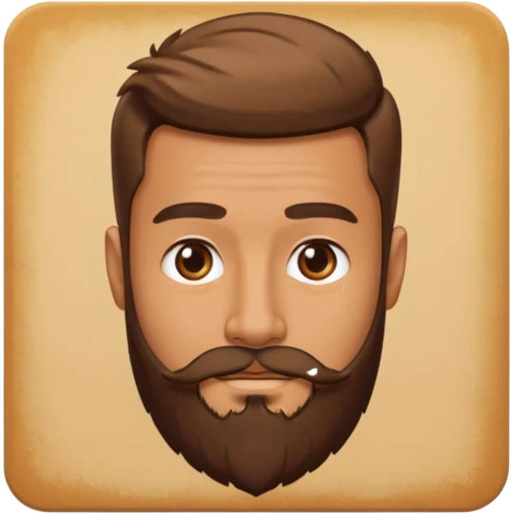 different beard emoji