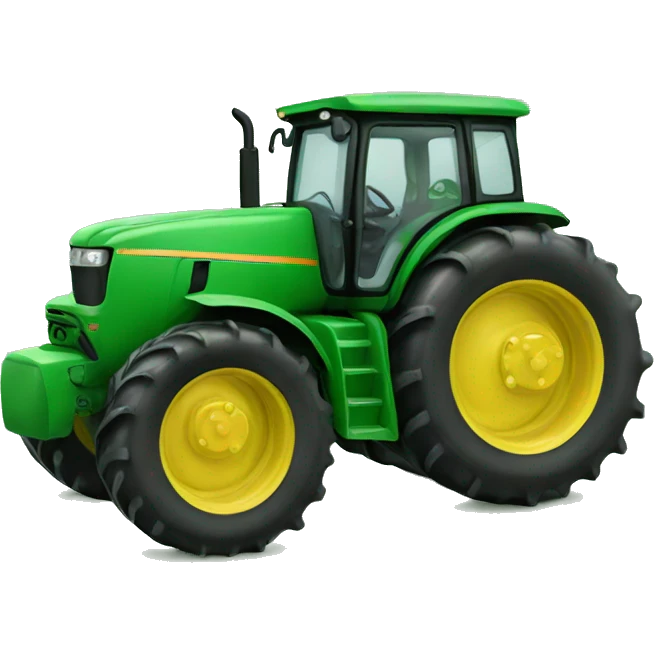 Green tractor emoji