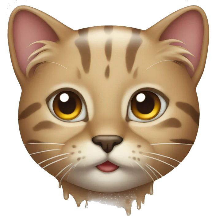 Wet cat emoji