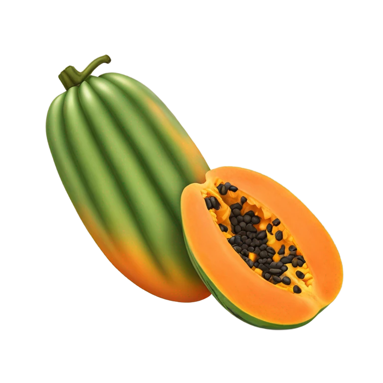 papaya emoji