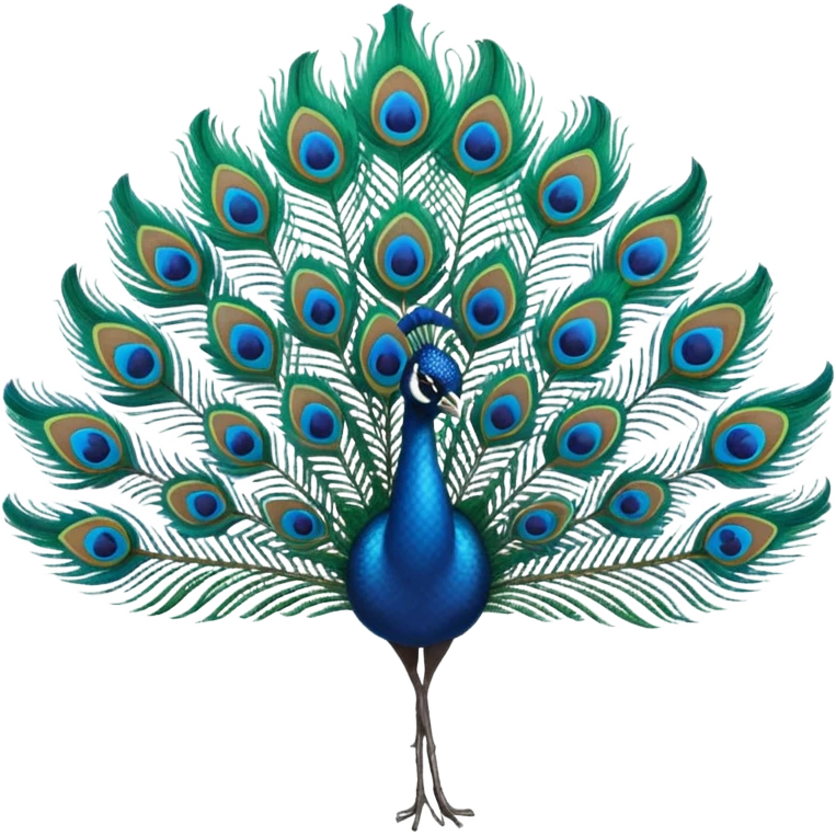 Peacock feather emoji emoji