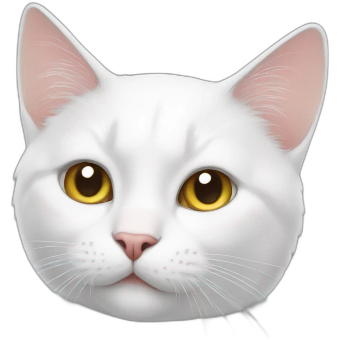 white cat emoji