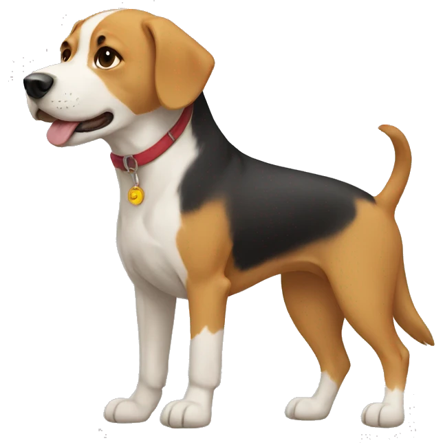 Dog and human emoji
