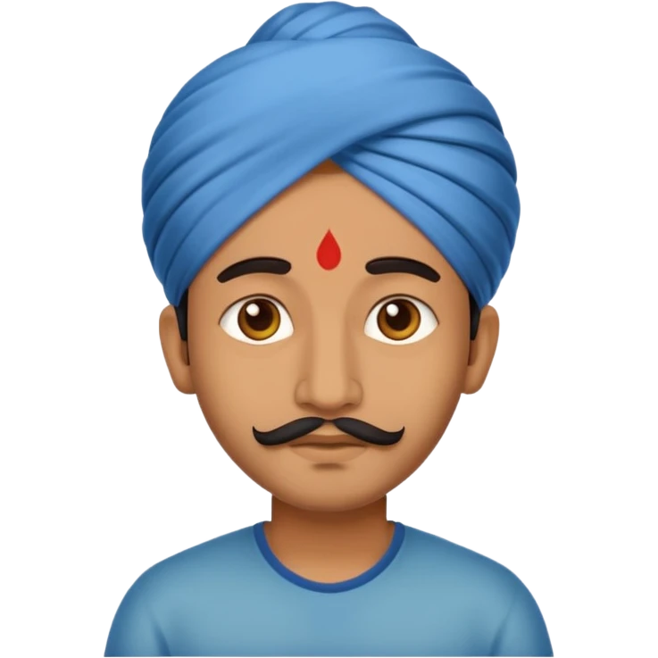 Indian man 25 years old  emoji