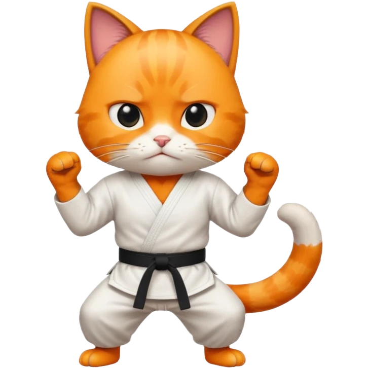 Karate cat emoji